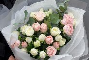 Bouquet “White-Pink Marshmallow” — photo 2