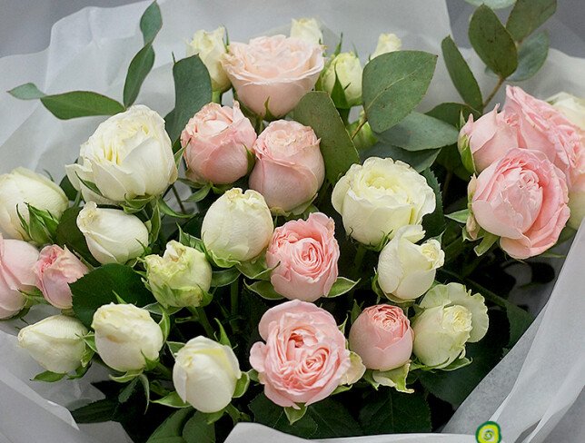 Bouquet “White-Pink Marshmallow” photo