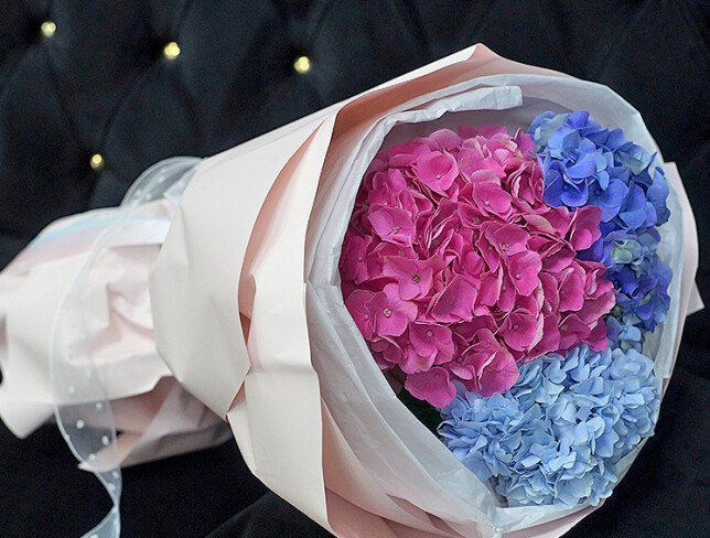 Bouquet “Color Harmony of Hydrangeas” photo