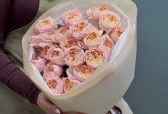 Bouquet of peony-style roses ''Juliet'' — photo 1