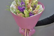 Buchet din mathiola delicată — foto 2