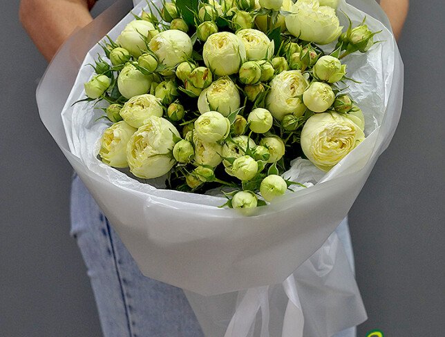 Bouquet of Peony Roses "Summer Mood" photo