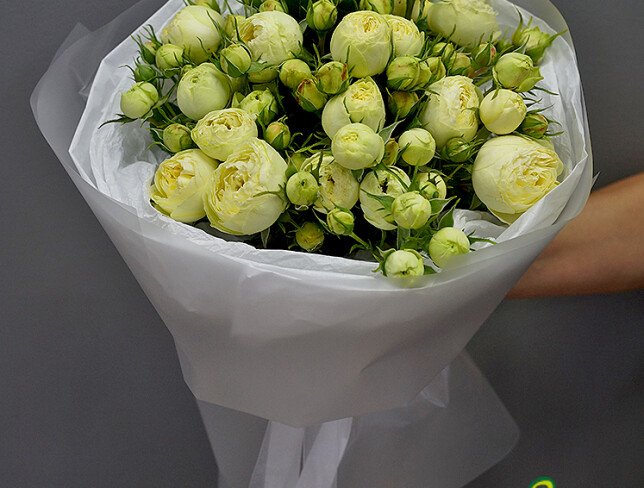 Bouquet of Peony Roses "Summer Mood" photo