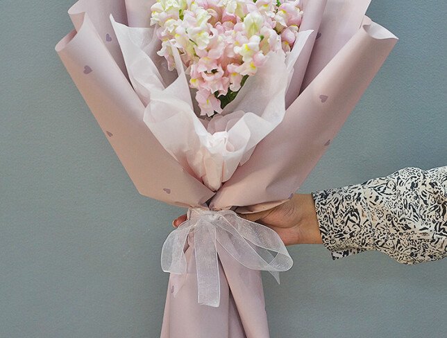 Bouquet of 9 Pink Snapdragons photo