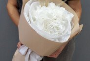 Bouquet with One White Hydrangea — photo 3