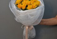 Букет из 15 жёлтых роз — фото 4