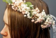 Wreath of Gypsophila and Eucalyptus — photo 3