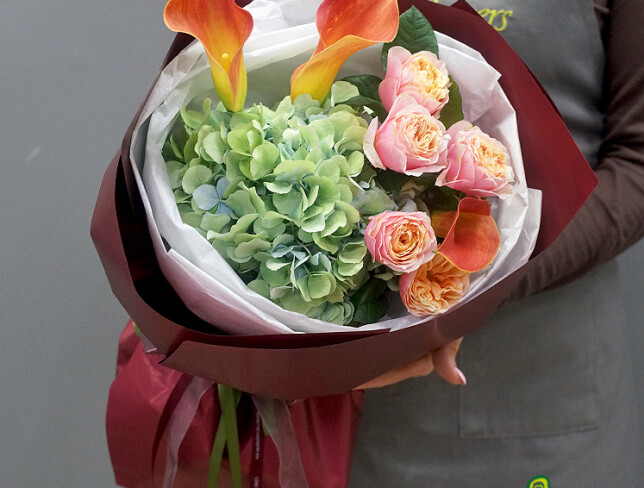 Bouquet „Sunset Dance” photo