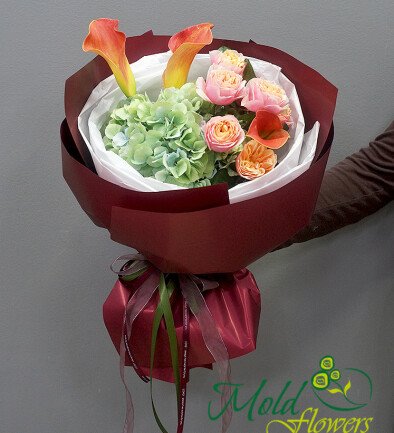Bouquet „Sunset Dance” photo 394x433